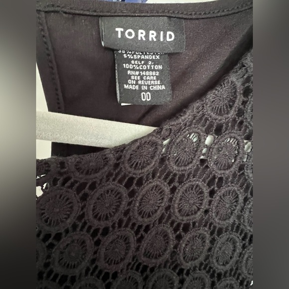 Torrid Peplum Tank Top - Size 00 - Picture 3 of 4